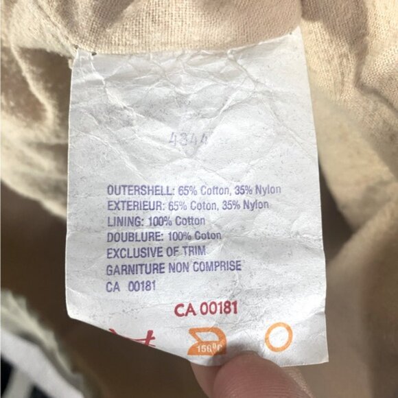 Vintage ID Rice Sportswear Beige Zip Front Lightweight Jacket Chore Coat L - Picture 4 of 16